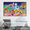 Rick and Morty Monters Canvas Wall Art