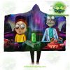Funny Rick And Morty Hooded Blanket Adult / Premium Sherpa - Aop