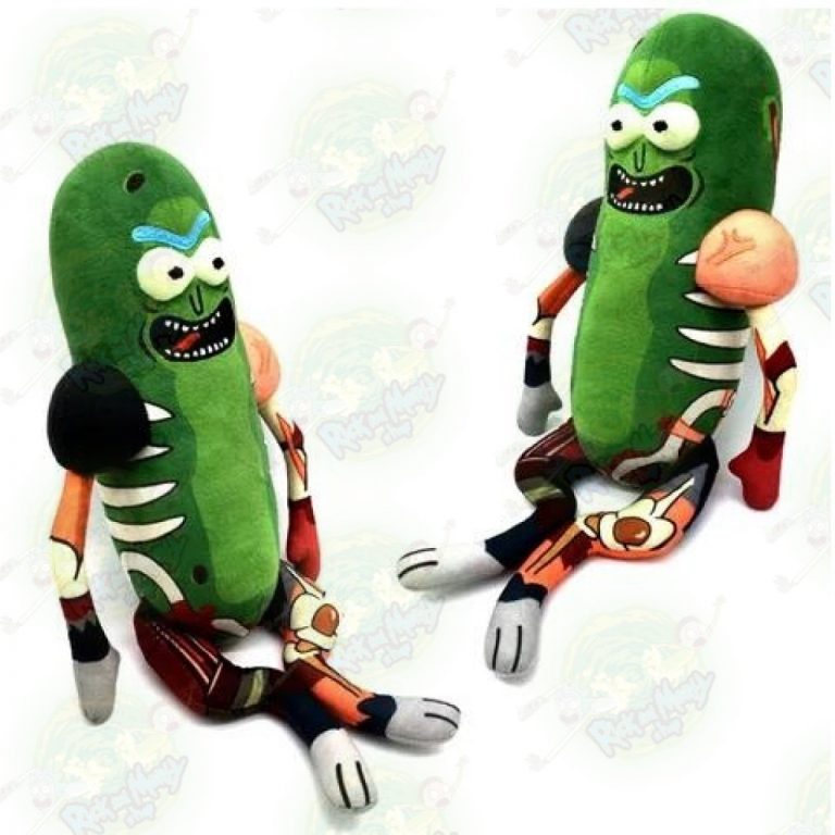 huge pickle rick plush