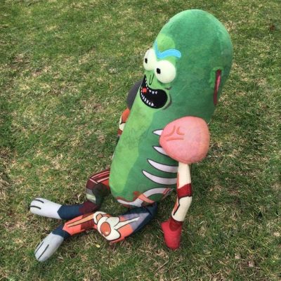 pickle rick plush doll