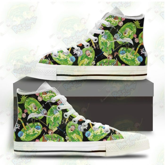 Hot Rick And Morty Universe 3D Converse Shoes Us 5