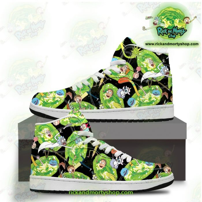 Hot Rick And Morty Universe 3D Custom Jordan Shoes Jd Sneakers