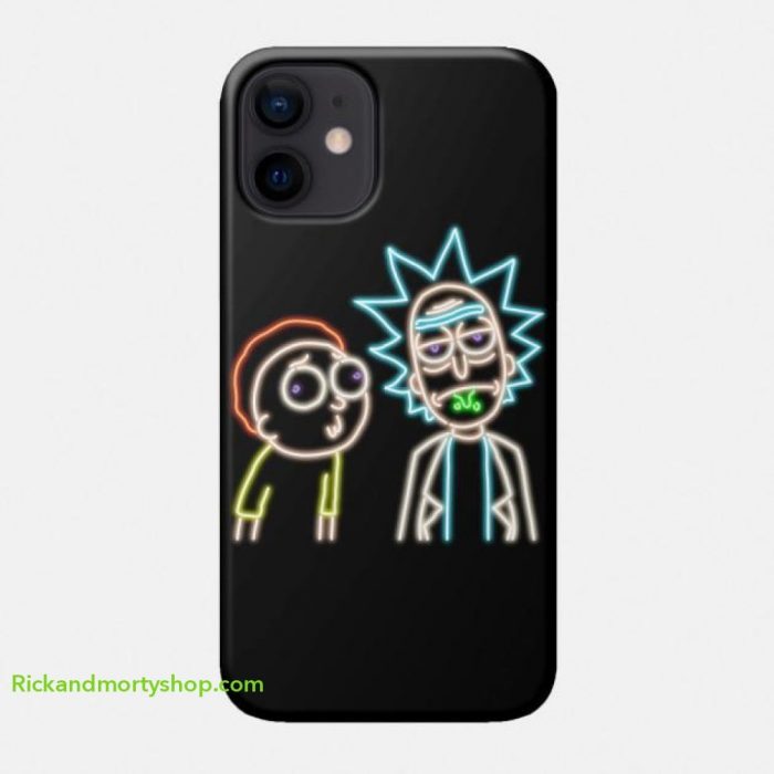 Neon Rick and Morty