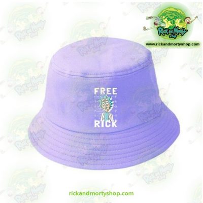 Rick And Morty Bucket Hat - Free Blue
