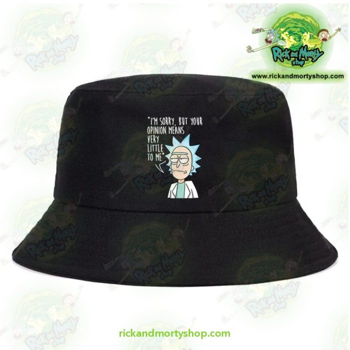 Rick And Morty Bucket Hat - Im Sorry Black