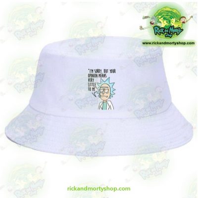 Rick And Morty Bucket Hat - Im Sorry White
