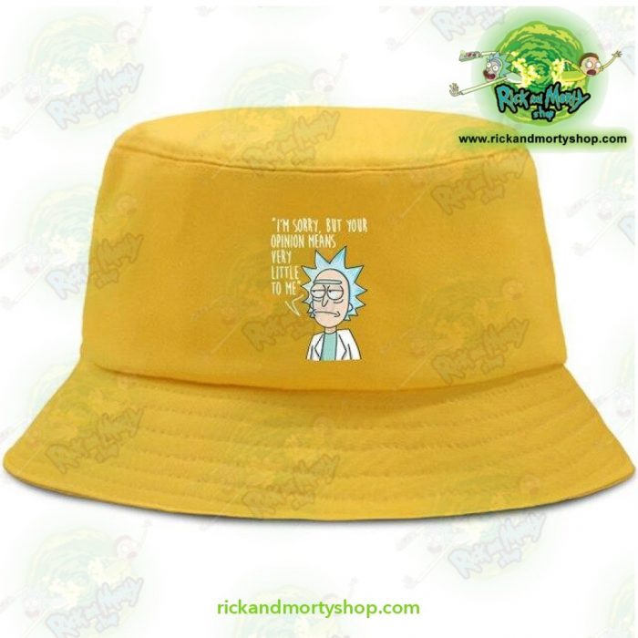 Rick And Morty Bucket Hat - Im Sorry Yellow
