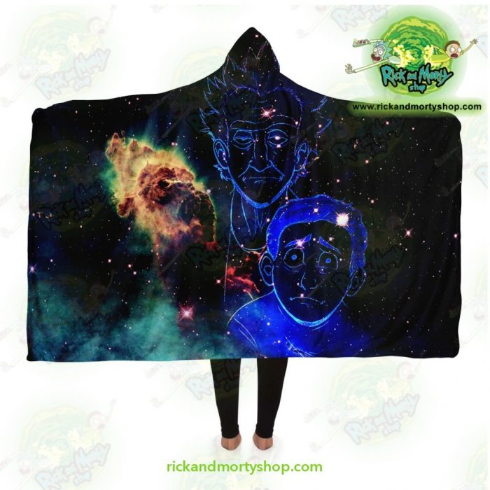 Rick And Morty Constellation Hooded Blanket Adult / Premium Sherpa - Aop
