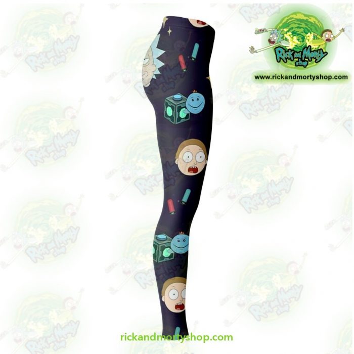 Rick And Morty Cute 3D Legging Leggings - Aop