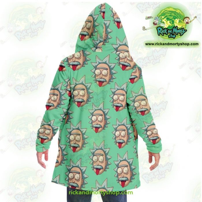 Rick And Morty Dream Cloak Coat - Funny Face Sanchez Microfleece Aop