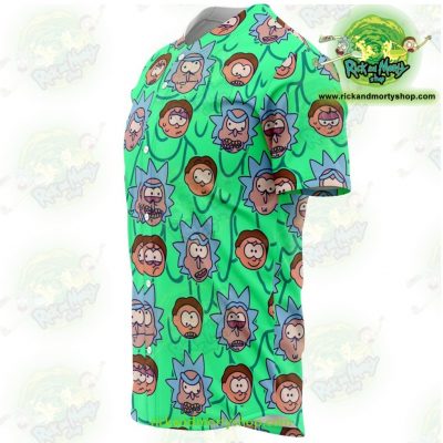 Rick And Morty Facial Expression Baseball Jersey - Aop