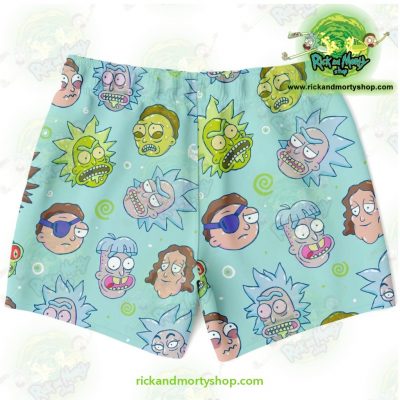Rick And Morty Funny Face Swim Trunk Trunks Men - Aop