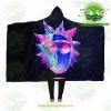 Rick And Morty Hooded Blanket - 3D Face Sanchez Diamond Adult / Premium Sherpa Aop