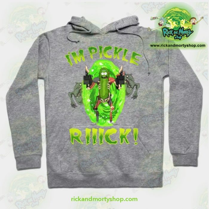 Rick And Morty Hoodie - Im Pickle Rick! Grey / S Athletic Aop