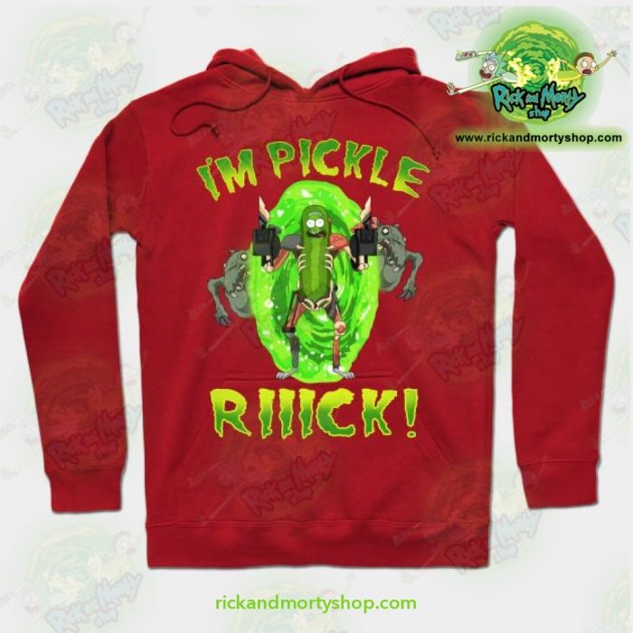Rick And Morty Hoodie - Im Pickle Rick! Red / S Athletic Aop