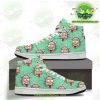 Rick And Morty Jordan Sneakers - Funny Face Sanchez Men / Us6.5 Jd