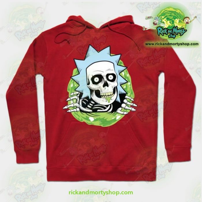 Rick And Morty Ripper Hoodie Red / S Athletic - Aop