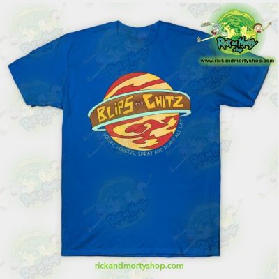Rick And Morty T-Shirt - Blips Chitz! Blue / S T-Shirt