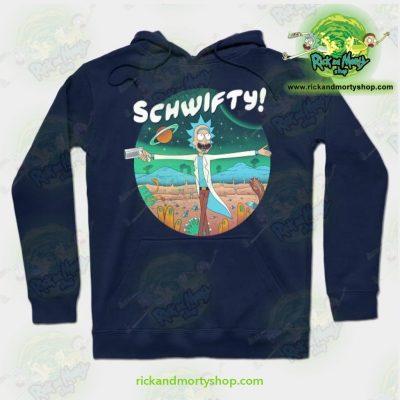 Rick And Morty The Sound Of Science Hoodie Navy Blue / S Athletic - Aop