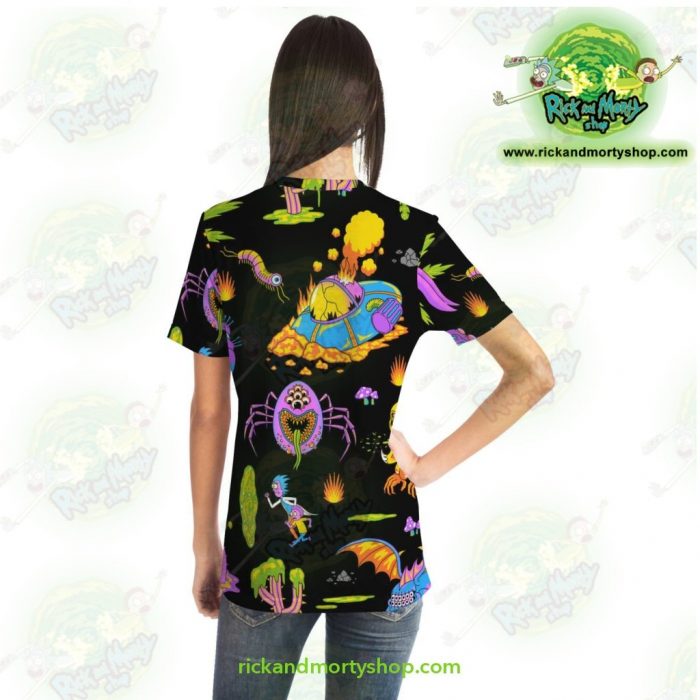 Rick & Morty Alien 3D T-Shirt