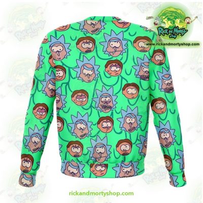 Rick & Morty Facial Expression 3D Sweatshirt Athletic - Aop