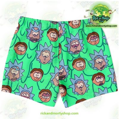Rick & Morty Facial Expression Swim Trunk Trunks Men - Aop