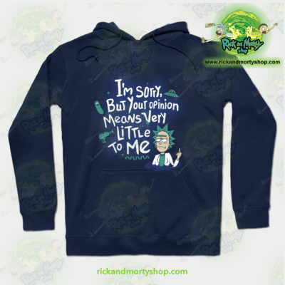 Rick & Morty Hoodie - I Am Sorry Navy Blue / S Athletic Aop