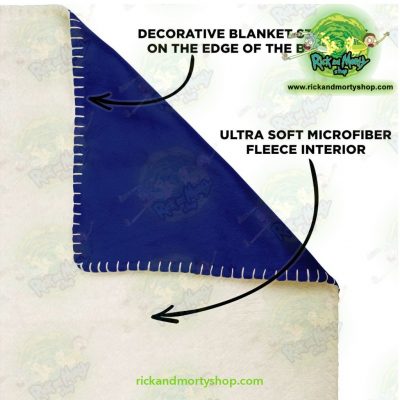 Rick & Morty Horror Microfleece Blanket Premium - Aop