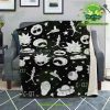 Rick & Morty Microfleece Blanket Crazy C137 Premium - Aop