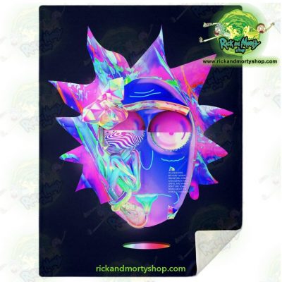 Rick & Morty Microfleece Blanket - Sanchezs Face Diamond M Premium Aop