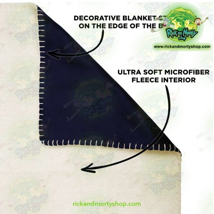 Rick & Morty Microfleece Blanket - Sanchezs Face Diamond Premium Aop