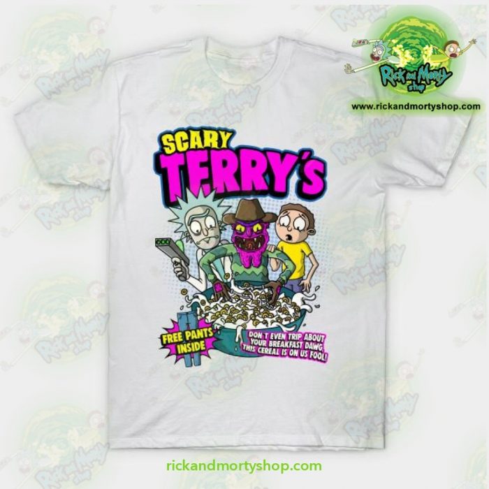 Rick & Morty Scary Terrys T-Shirt White / S T-Shirt