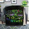 Rick & Morty Schwift 3D Microfleece Blanket Premium - Aop