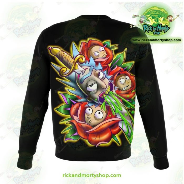 Rick & Morty Sweatshirt 3D Design Limited Stocks Athletic - Aop