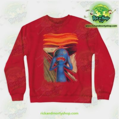 Rick & Morty Sweatshirt - Scream Of Pain Crewneck Red / S Athletic Aop