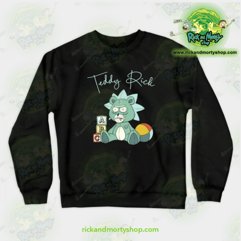 Rick & Morty Teddy Rick Crewneck Sweatshirt - Rick and Morty Shop