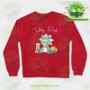 Rick & Morty Teddy Crewneck Sweatshirt Red / S Athletic - Aop