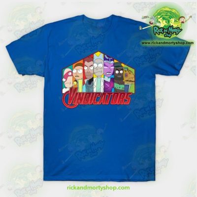Rick & Morty Vindicators T-Shirt Blue / S T-Shirt