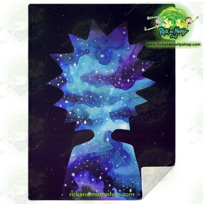 Rick Sanchez 3D Galaxy Microfleece Blanket M Premium - Aop
