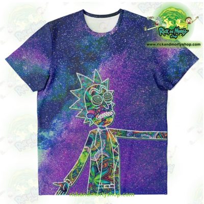 Rick Sanchez 3D Galaxy T-Shirt Xs T-Shirt