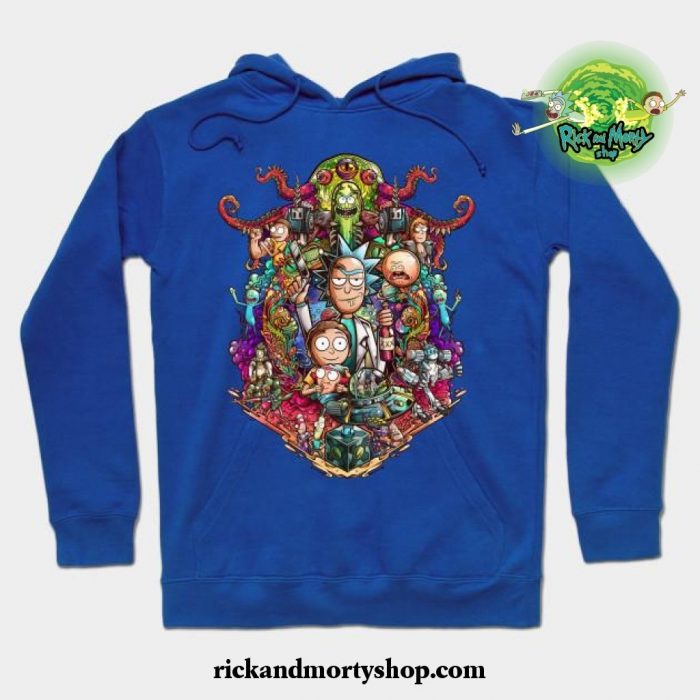 Buckle Up Morty! Hoodie Blue / S