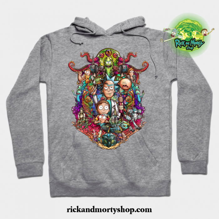 Buckle Up Morty! Hoodie Gray / S