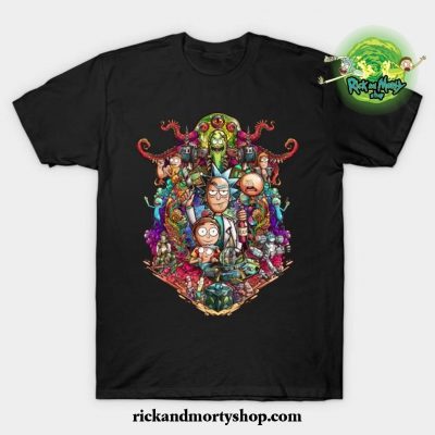 Buckle Up Morty! T-Shirt Black / S