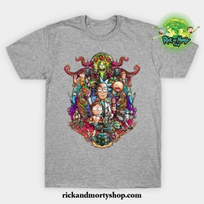 Buckle Up Morty! T-Shirt Gray / S