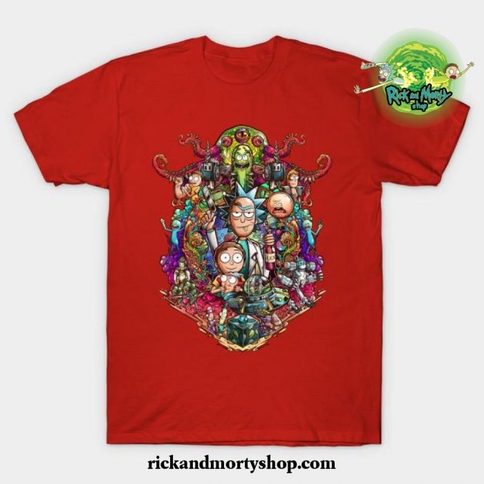 Buckle Up Morty! T-Shirt Red / S
