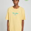 mustard yellow rick and morty t shirt 228 1 - Rick And Morty Shop