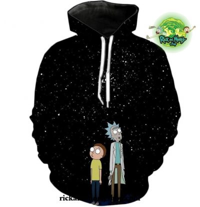 Rick And Morty Star Night 3D Hoodie