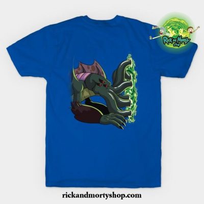 Rick _ Morty_S Cthulhu Portal T-Shirt Blue / S