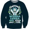 Rick And Morty Wuba Ruba Dub Sweater