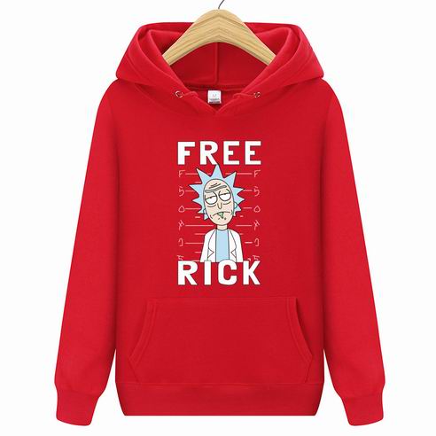 Rik Sanches Free Rik Hoodie red - Rick And Morty Shop